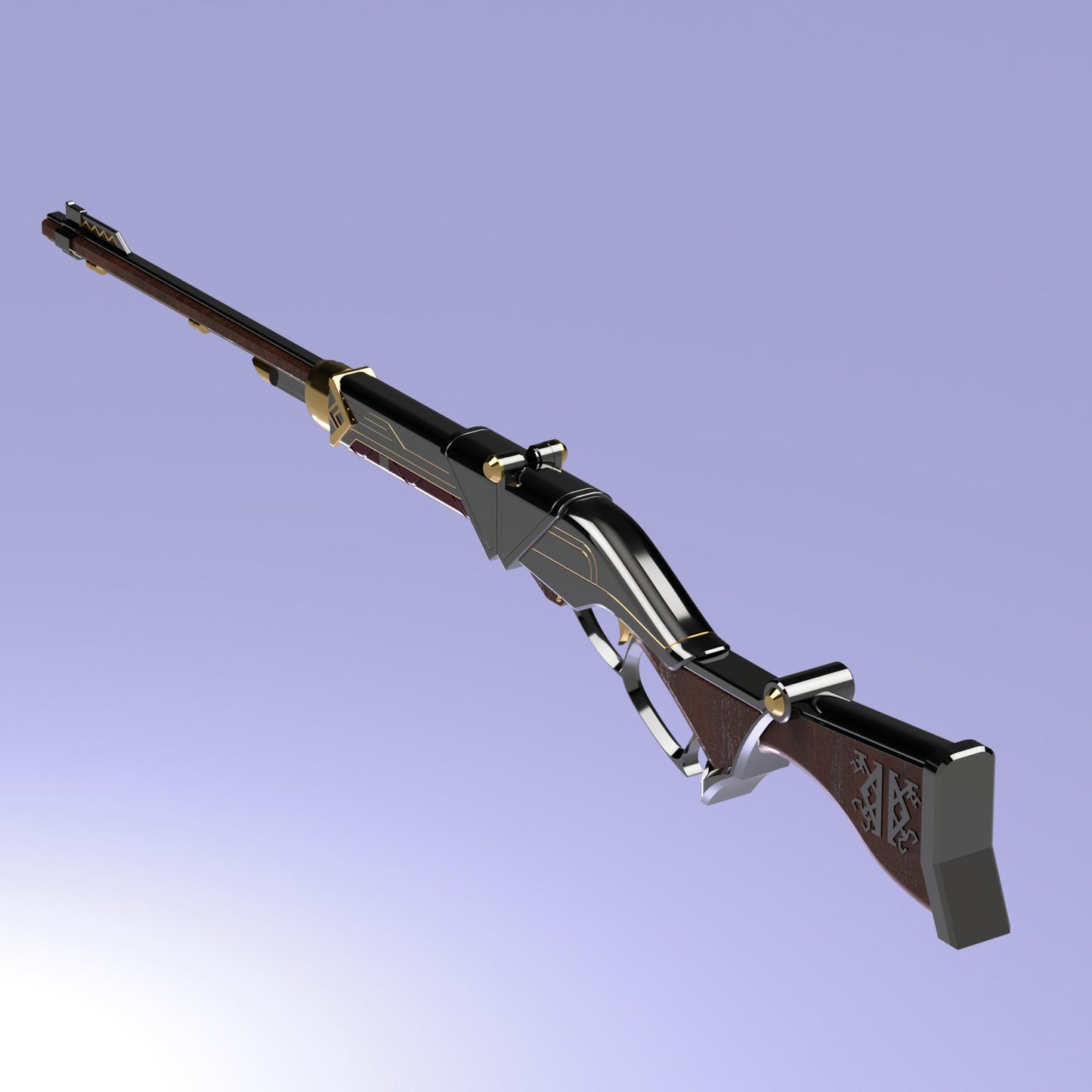 Caitlyn's Rifle Arcane Skin - 3D Print Files