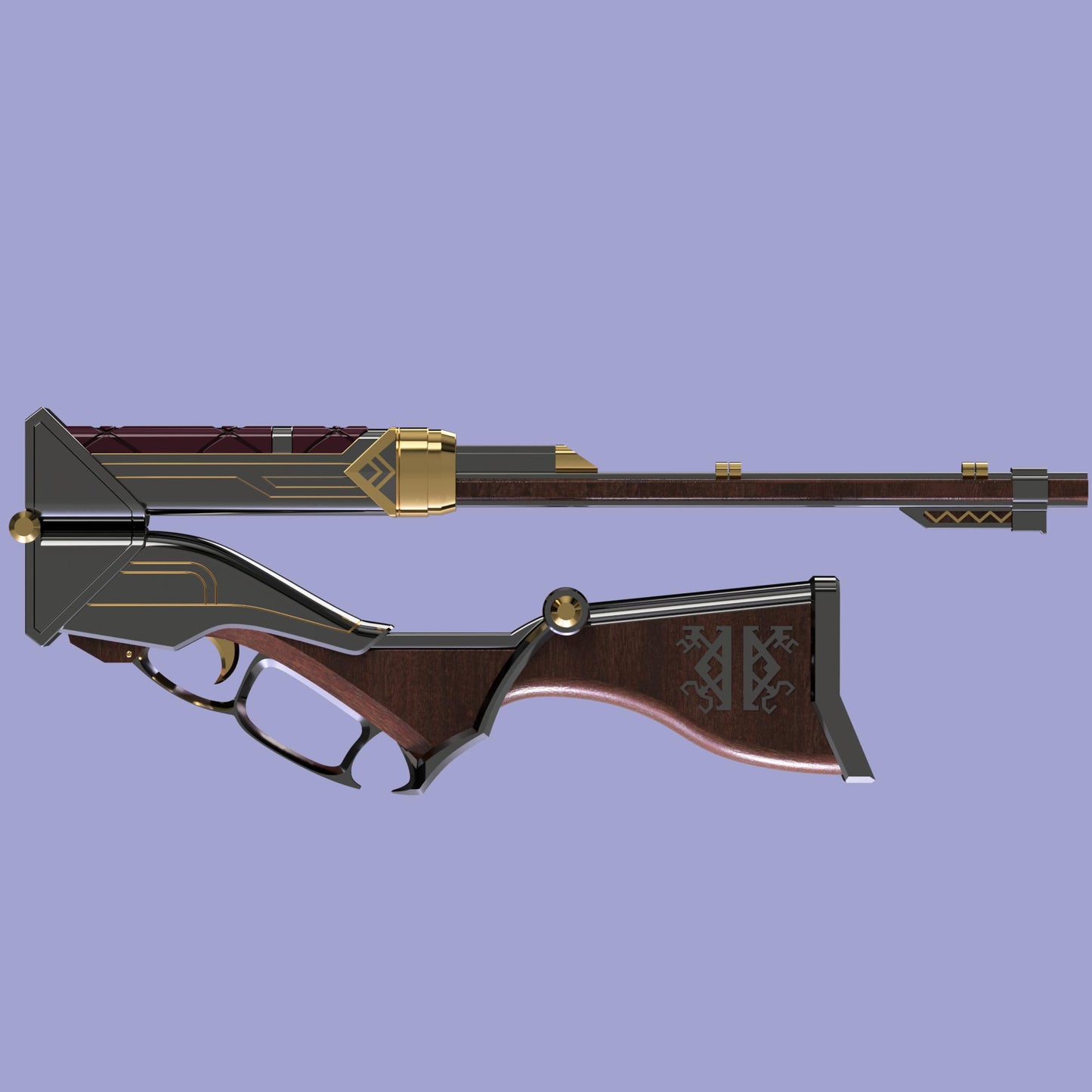 Caitlyn's Rifle Arcane Skin - 3D Print Files