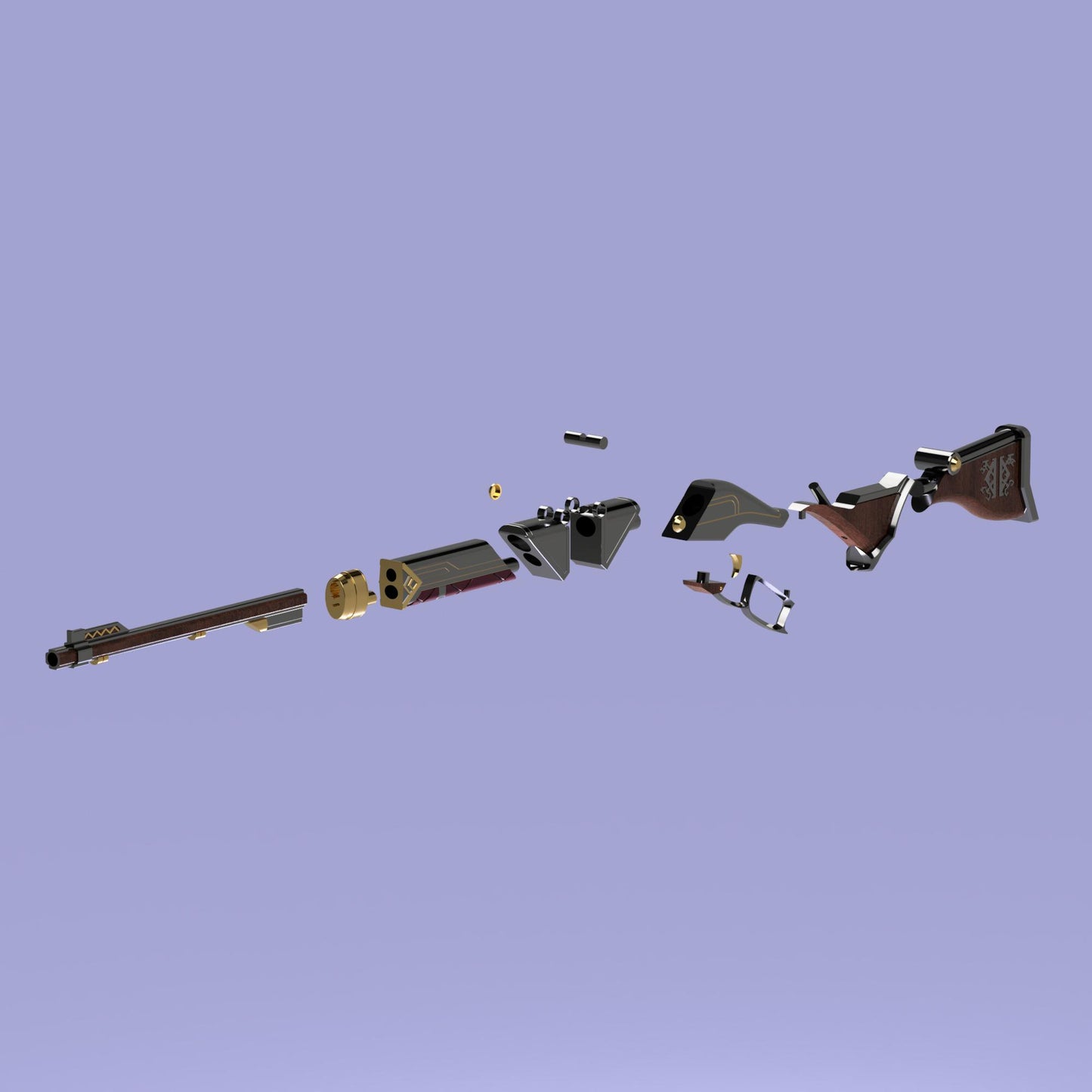 Caitlyn's Rifle Arcane Skin - 3D Print Files