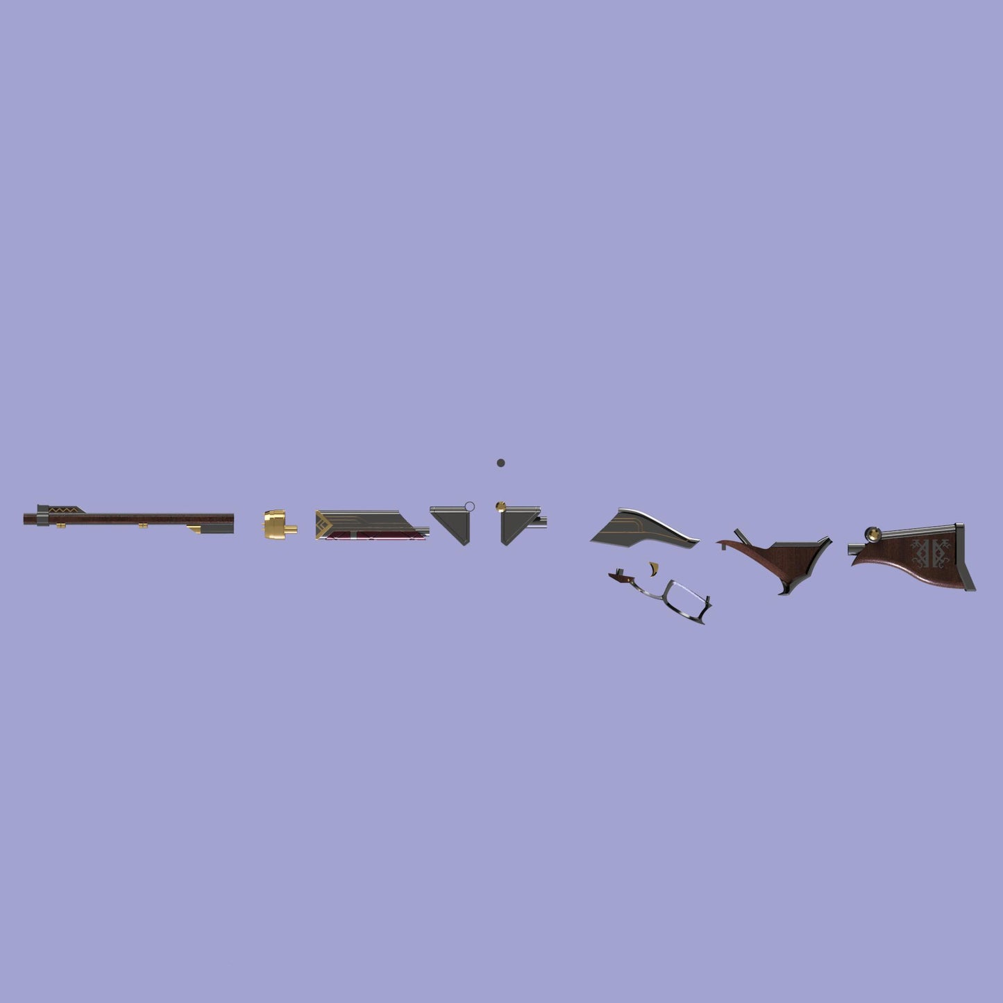 Caitlyn's Rifle Arcane Skin - 3D Print Files