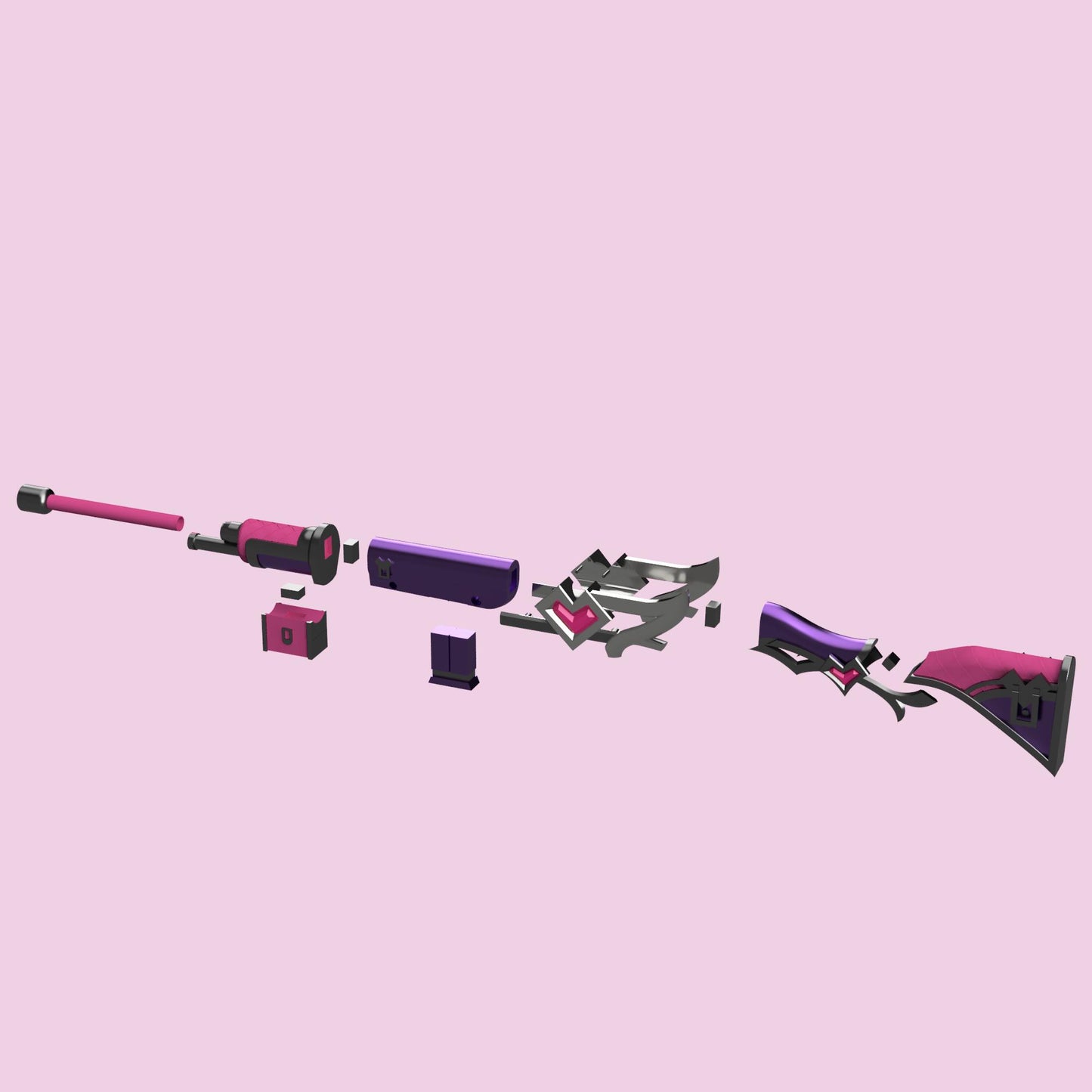 Caitlyn's Heartthrob Rifle - 3D Print Files