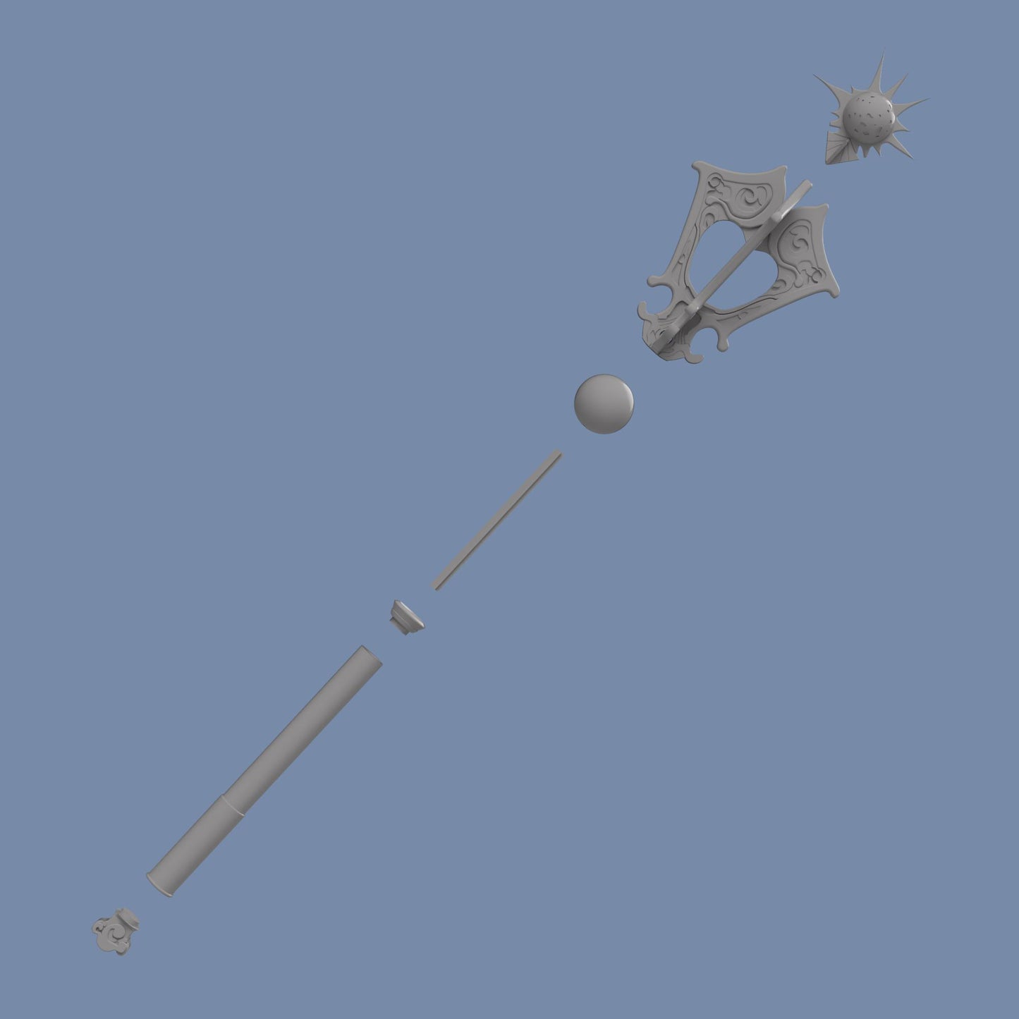 Pike's Mace of Disruption - 3D Print Files