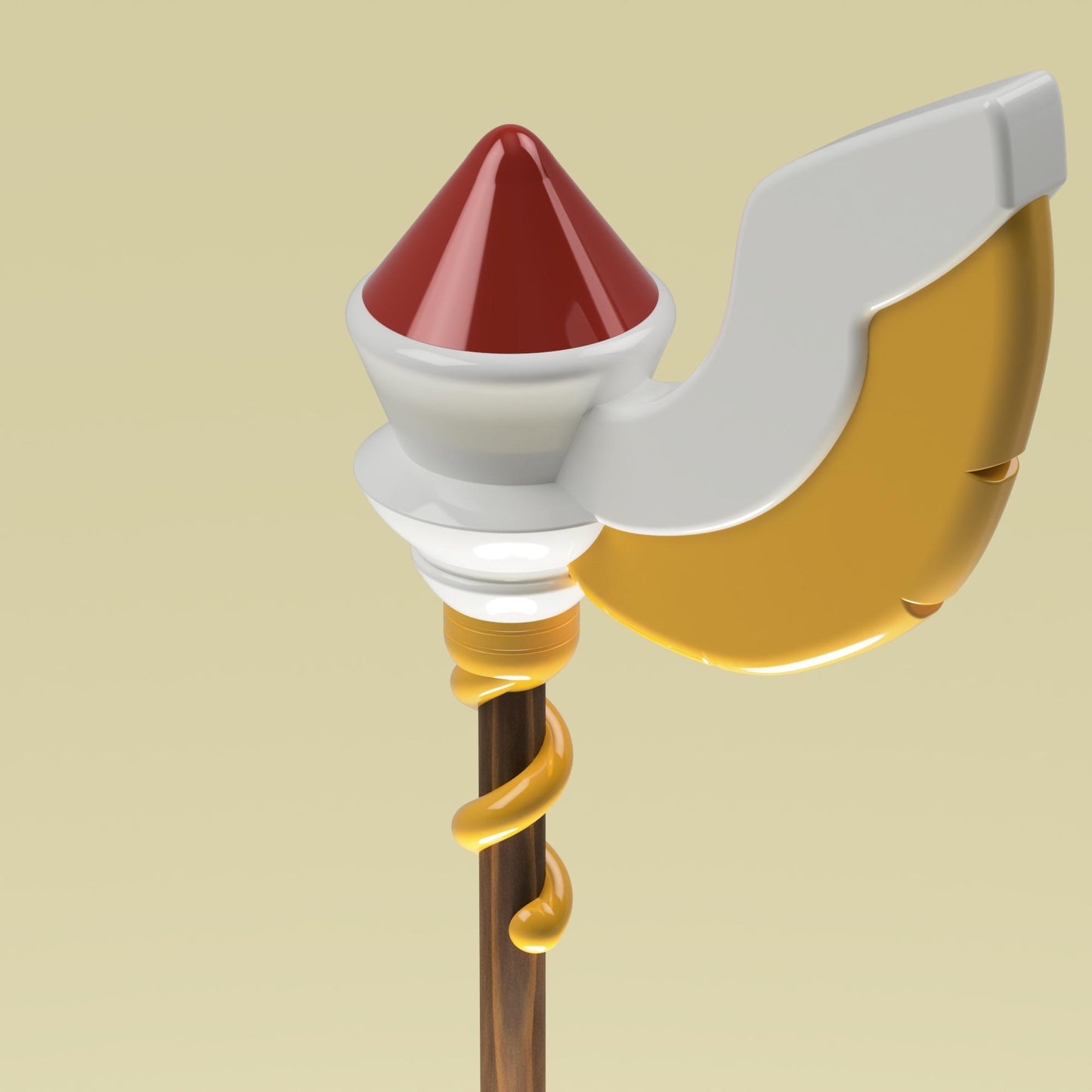 Golden Guard's Staff - 3D Print Files