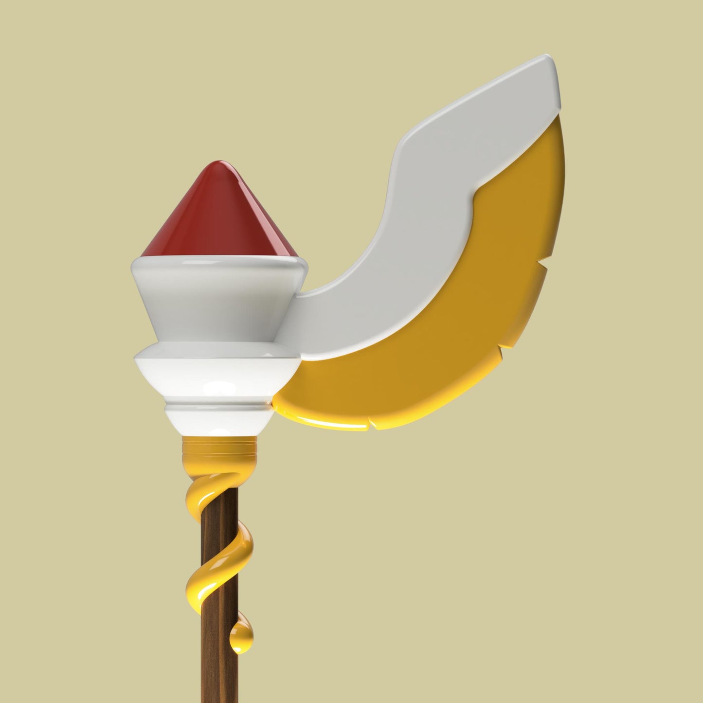 Golden Guard's Staff - 3D Print Files