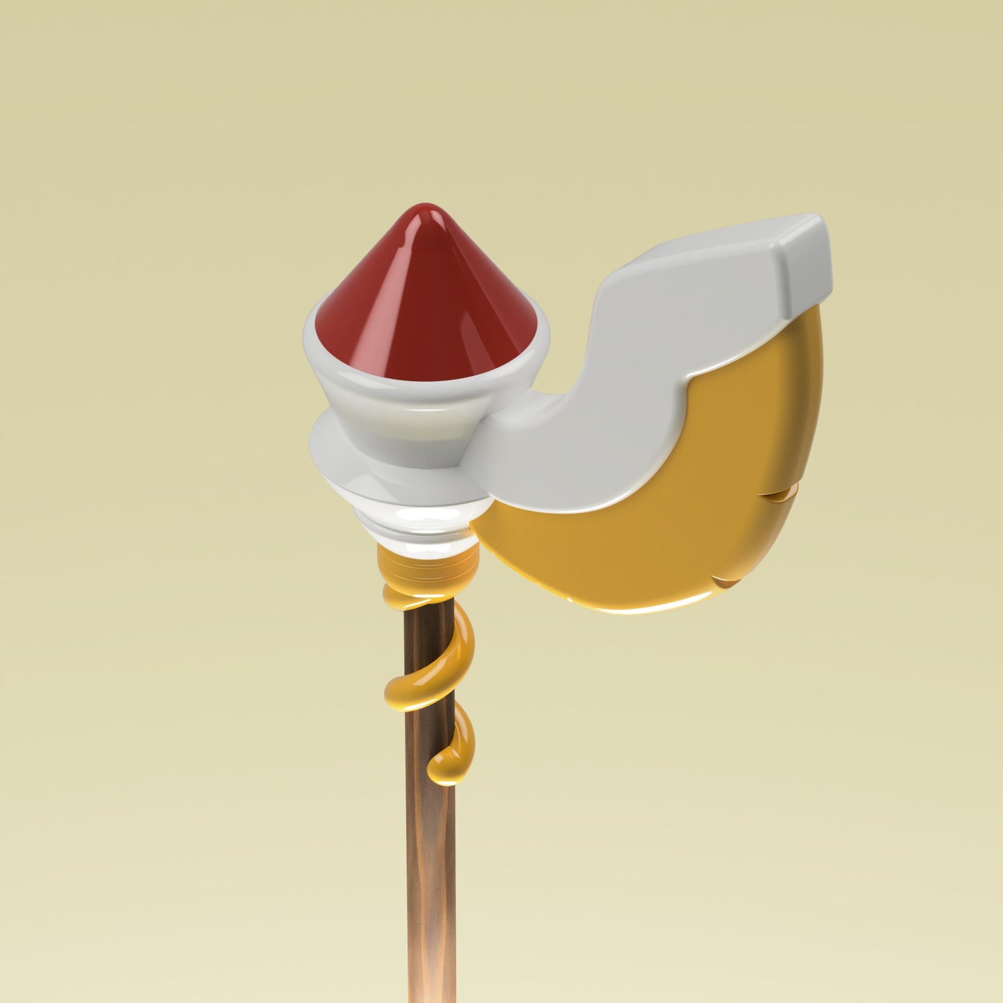 Golden Guard's Staff - 3D Print Files