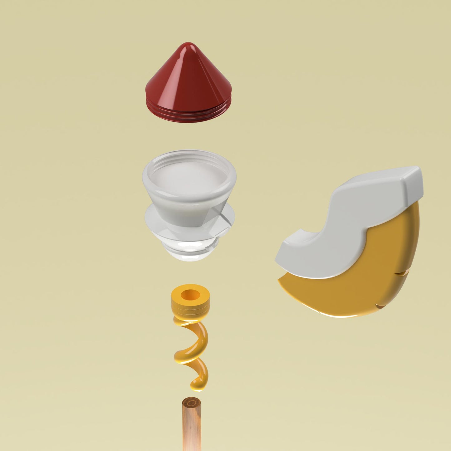 Golden Guard's Staff - 3D Print Files