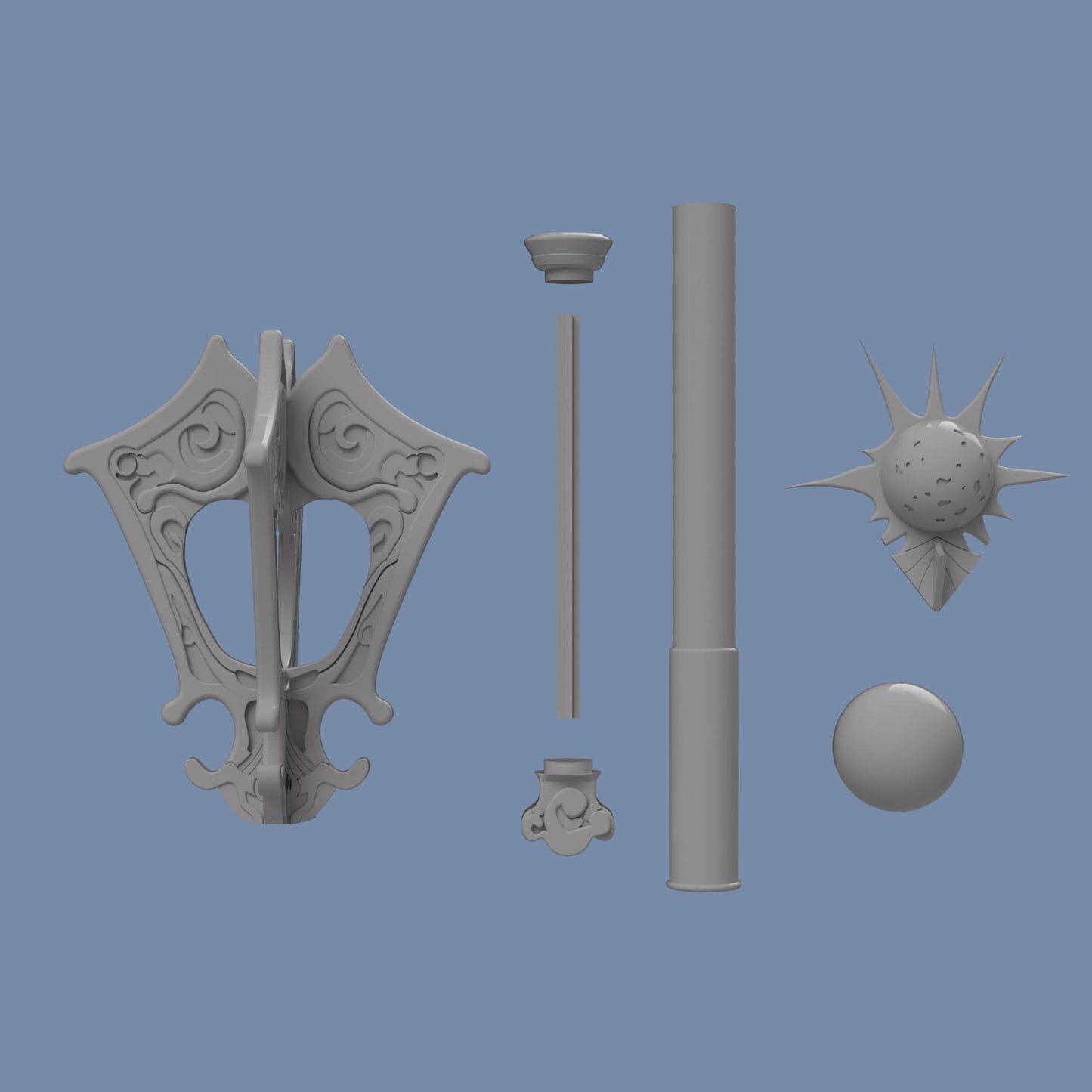 Pike's Mace of Disruption - 3D Print Files