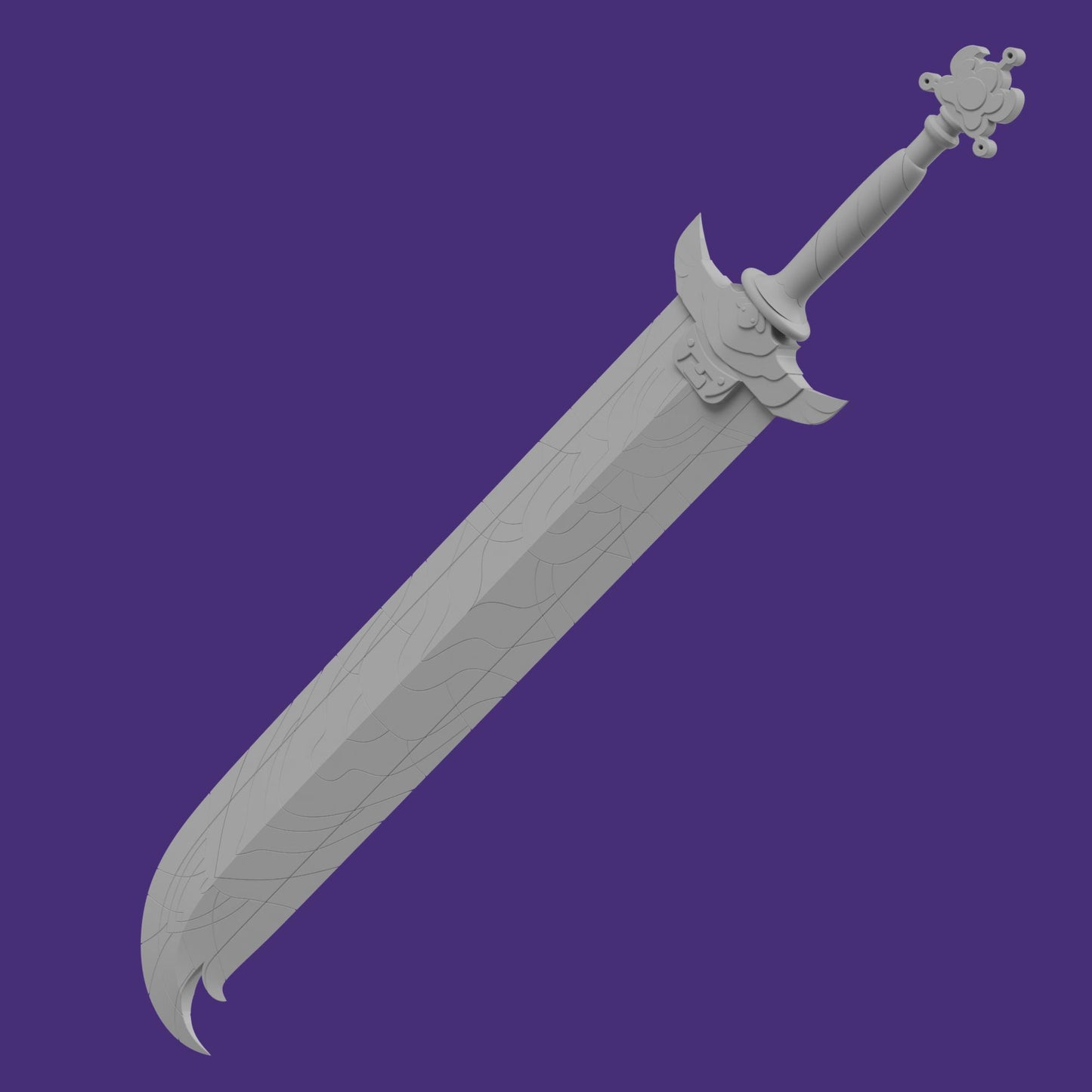 Rumi's Final Battle Sword - 3D Print File