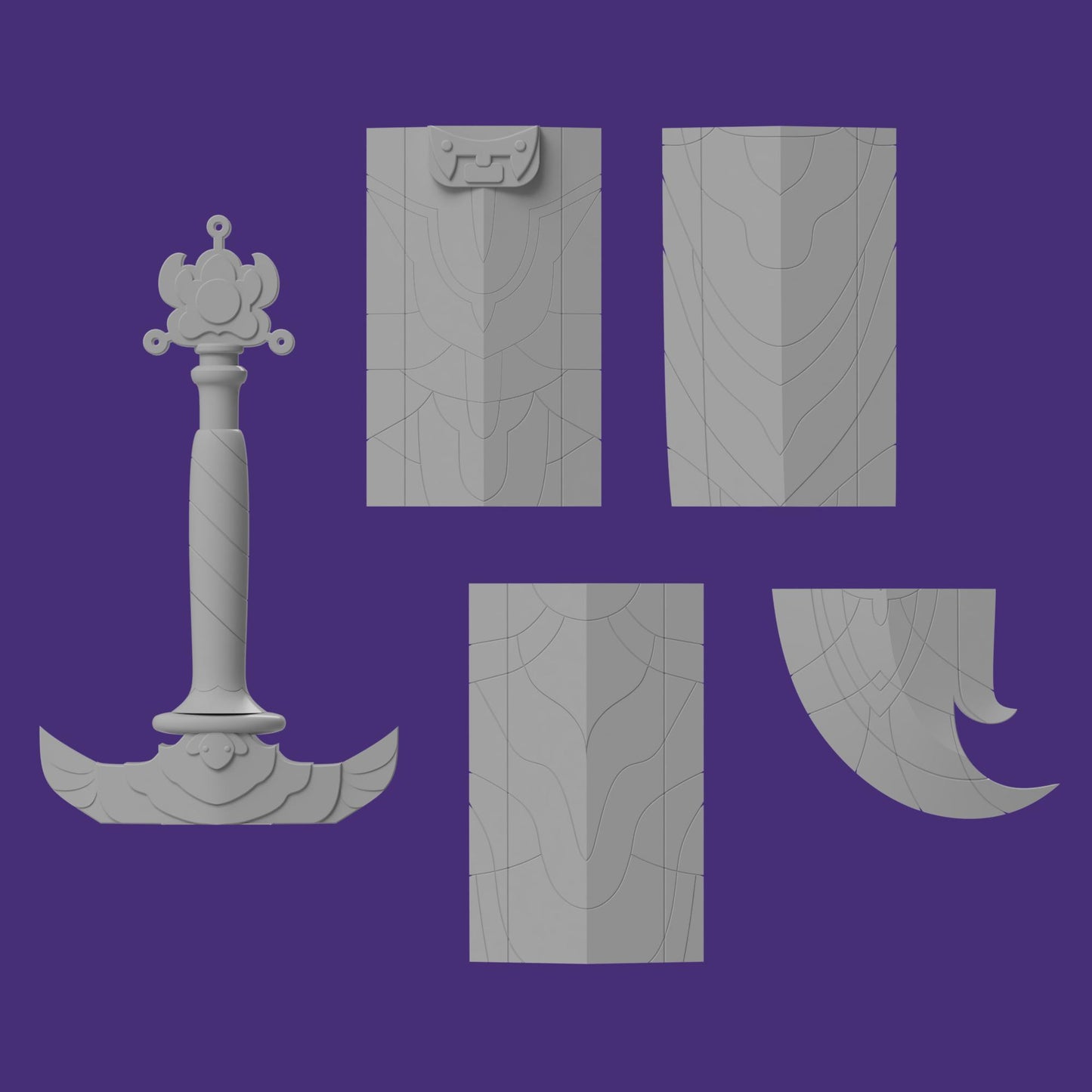 Rumi's Final Battle Sword - 3D Print File