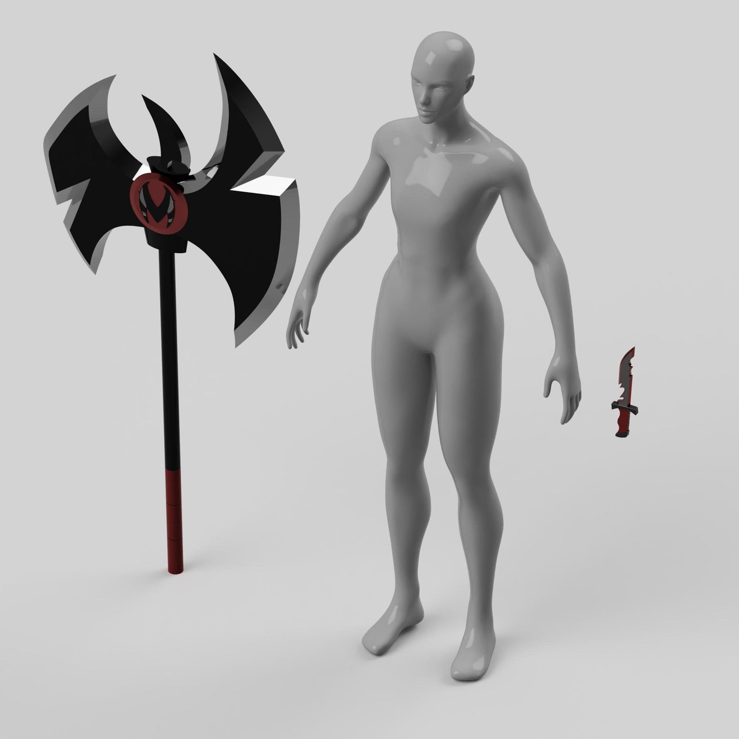 Millie's Axe and Knife Weaponry Set - 3D Print Files